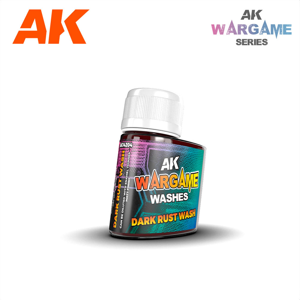 AK Interactive Wargame Washes Dark Rust Wash 35ml