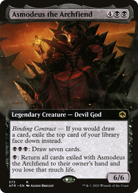 Asmodeus the Archfiend (Extended Art) [Dungeons & Dragons: Adventures in the Forgotten Realms]