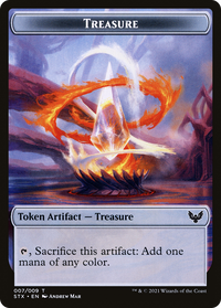 Treasure Token [Strixhaven: School of Mages Tokens]