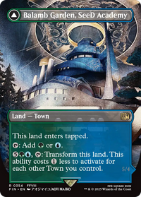Balamb Garden, SeeD Academy (Borderless) -  (Borderless) Foil (FIN-354) - FINAL FANTASY