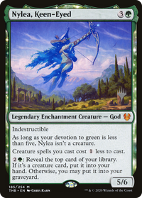 Nylea, Keen-Eyed (Promo Pack) [Theros Beyond Death Promos]