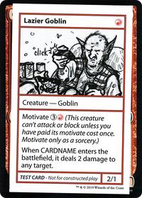 Lazier Goblin (2021 Edition) [Mystery Booster Playtest Cards]
