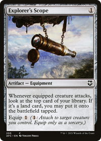 Explorer's Scope [Dungeons & Dragons: Adventures in the Forgotten Realms Commander]
