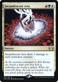 Incandescent Aria [Streets of New Capenna Prerelease Promos]