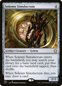 Solemn Simulacrum [Commander 2021]