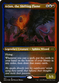 Arjun, the Shifting Flame (Foil Etched) -  Foil (2X2-471) - Double Masters 2022