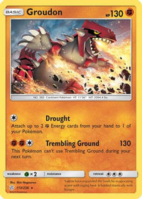 Groudon 113  SM  Cosmic Eclipse - Rare