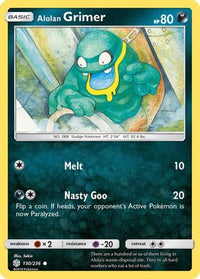 Alolan Grimer 130/236  SM  Cosmic Eclipse - Common