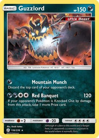 Guzzlord 136  - Holofoil SM  Cosmic Eclipse - Holo Rare