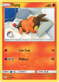 Tepig 031  SM  Cosmic Eclipse - Common