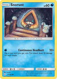 Snorunt 047  SM  Cosmic Eclipse - Common
