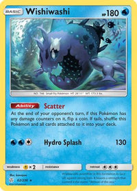 Wishiwashi 062  - Holofoil SM  Cosmic Eclipse - Holo Rare