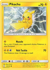 Pikachu 066  SM  Cosmic Eclipse - Common