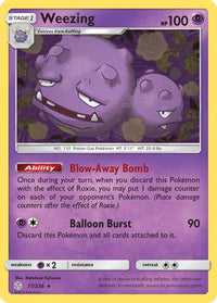 Weezing 077  SM  Cosmic Eclipse - Rare
