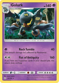 Golurk 090/236  SM  Cosmic Eclipse - Rare
