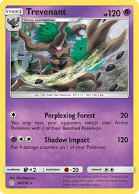 Trevenant  SM  Cosmic Eclipse - Rare