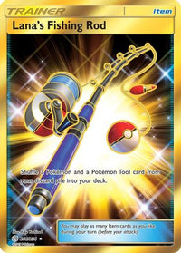 Lana's Fishing Rod (Secret) 266  - Holofoil SM  Cosmic Eclipse - Secret Rare