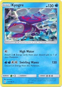Kyogre - 53/236 (Cracked Ice Holo)/236  - Holofoil Deck Exclusives - Holo Rare