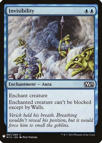 Invisibility -  (LIST-061) - The List Reprints