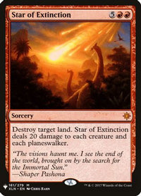 Star of Extinction -  (LIST-161) - The List Reprints