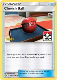 Cherish Ball - 191a/236 (League Cup) [Staff]/236  - Reverse Holofoil League & Championship Cards - Promo