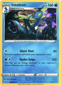 Inteleon - 059/202 (Cracked Ice Holo)/202  - Holofoil Deck Exclusives - Holo Rare