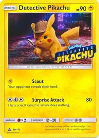 Detective Pikachu - SM170 (Stamped)  - Holofoil SM Promos - Promo