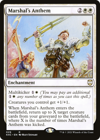Marshal's Anthem [Kaldheim Commander]
