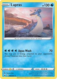 Lapras 048  SWSH01 Sword & Shield Base Set - Rare