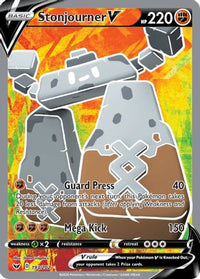 Stonjourner V (Full Art) 193  - Holofoil SWSH01 Sword & Shield Base Set - Ultra Rare