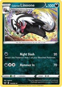 Galarian Linoone 118/202  SWSH01 Sword & Shield Base Set - Uncommon