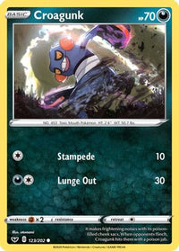 Croagunk 123  SWSH01 Sword & Shield Base Set - Common