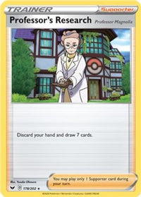 Professor's Research 178/202  Deck Exclusives - Rare