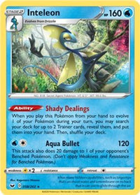Inteleon 058/202  Deck Exclusives - Rare