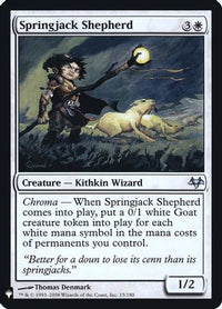 Springjack Shepherd -  (LIST-15/180) - The List Reprints