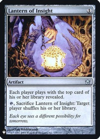 Lantern of Insight -  (LIST-135) - The List Reprints