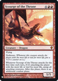 Scourge of the Throne -  Foil (LIST-035) - The List Reprints