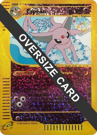 Espeon - 6/12 (Box Topper)/12  - Reverse Holofoil Jumbo Cards - Promo