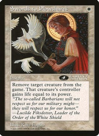 Swords to Plowshares (4th Place) (Arena League) -  (OVER-) - Oversize Cards