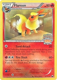Flareon - 12/108 (Regional Championships)/108  - Reverse Holofoil League & Championship Cards - Promo