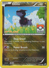 Deino - 97/113 (Pokemon League) [3rd Place]/113  - Reverse Holofoil League & Championship Cards - Promo