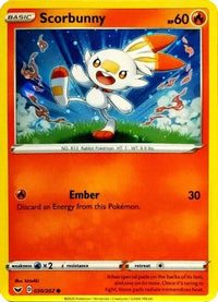 Scorbunny (Cosmos Holo) 030/202  - Holofoil Blister Exclusives - Promo