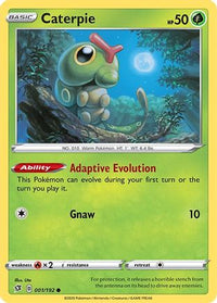 Caterpie 001  SWSH02 Rebel Clash - Common