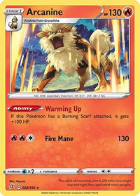 Arcanine 028  SWSH02 Rebel Clash - Rare