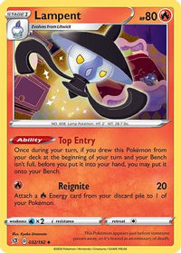 Lampent 032  SWSH02 Rebel Clash - Uncommon
