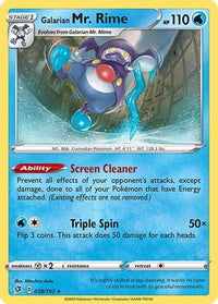 Galarian Mr. Rime 038  SWSH02 Rebel Clash - Rare