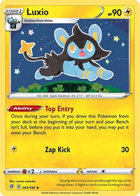 Luxio 061  SWSH02 Rebel Clash - Uncommon