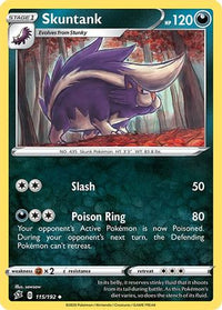 Skuntank 115  SWSH02 Rebel Clash - Uncommon