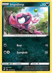 Impidimp 123  SWSH02 Rebel Clash - Common