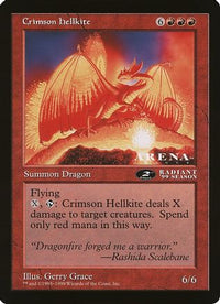 Crimson Hellkite (2nd place) (Arena League) -  (OVER-) - Oversize Cards